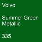 Preview: Volvo, Summer Green Metallic, 335.